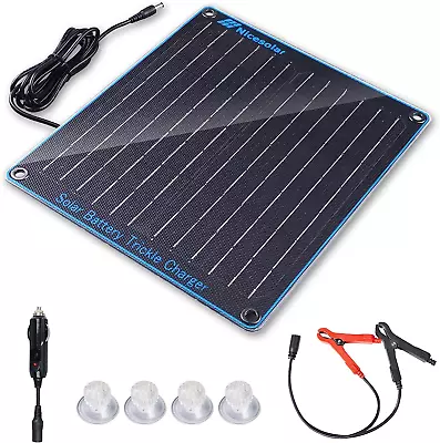 12 Volt 10W Battery Charger Solar Powered Panel For Car Dump Trailer Boat Marine • $39.94