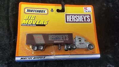 2000 Matchbox Big Movers Hershey's Tractor Trailer New In Package 89919-91 • $34.99