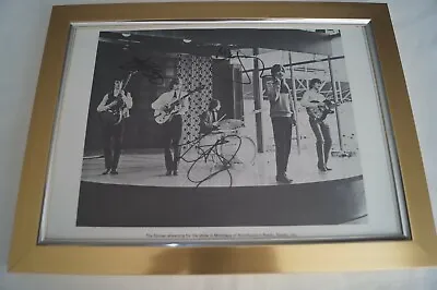 The Rolling Stones Framed Under Glass Rehearsing For Montreux Signed X 3 W/ COA • $395