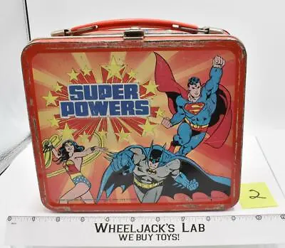 Super Powers #2 Lunchbox DC Comics Aladdin Industries 1983 Vintage • $42.57
