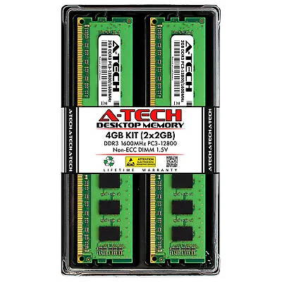 4GB 2x2GB PC3-12800U ASUS P9X79 H61M-D P8Z68-V GEN3 P8Z68 DELUXE/GEN3 Memory RAM • $18.99