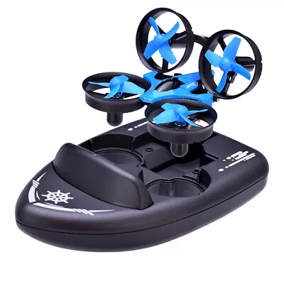 JJRC 3in1 H36F 2.4G Vehicle Drone Boat Remote Control Toy With 3D Flips Headless • $39.27