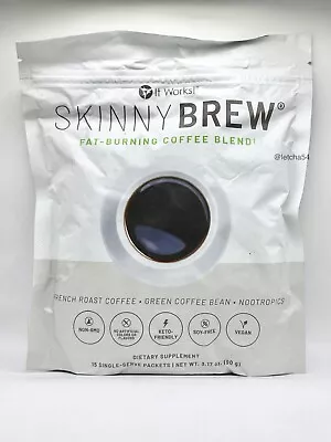 It Works! Skinny Brew Coffee Fat Burning Coffee Blend Keto (15 Single Servings) • $46.99