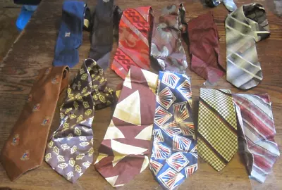 1950-60s Rockabilly Mens Ties-repurpose/crafts • $6.99