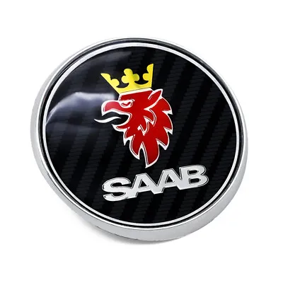 Saab Rear Trunk Badge Emblem 93 9-3 3dr/5dr Hatchback 1998-2002 5289889 2 Colour • $19.99