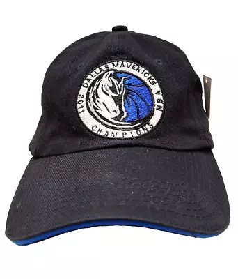 Dallas Mavericks Mavs Black Ball Cap Hat Sprite Sponsor NBA 2011 • $11.89