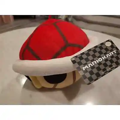 Mario Kart Plush Red Turtle Shell New. Official. Soft. Large 10  X 7  • $11.40