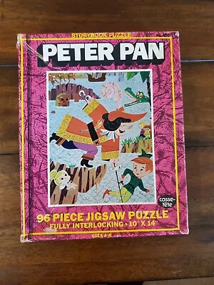 Vintage Storybook Puzzle Peter Pan 96 Pieces Vol 7 No 400-17 • $9.99