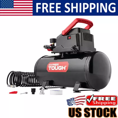 3 Gallon Oil-free Portable Air Compressor W/ Hose & Inflation Accessory Kit New • $99.75