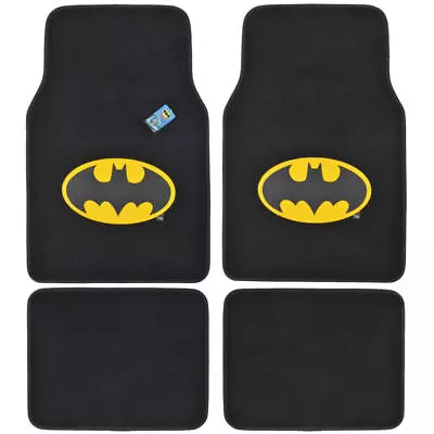 Original Batman Carpet Floor Mats 4 Piece Set Warner Brothers • $28.90