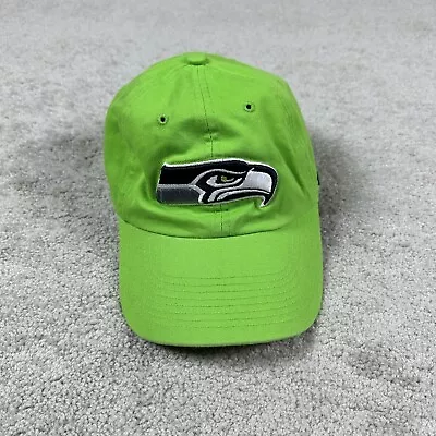 Seattle Seahawks Hat Cap Mens Strap Back Green Forty Seven 47 NFL Football Dad • $15.10