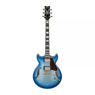 Ibanez AM Artcore Expressionist 6 String Electric Guitar Jet Blue Burst • $685.99