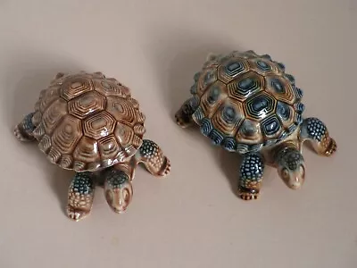 2 Wade Porcelain Tortoise Trinket Boxes. One In A Very Good Condition.one Is A/f • £7