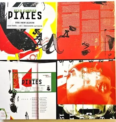 Pixies - Head Carrier Limited 3 X LP  Vinyl Record Book Set With CD New 2016 • £34.97