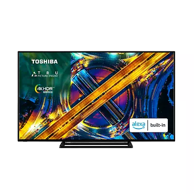 £474.96 • Buy Toshiba UK3C 65 Inch 4K HDR  Smart TV With Alexa 65UK3C63DB