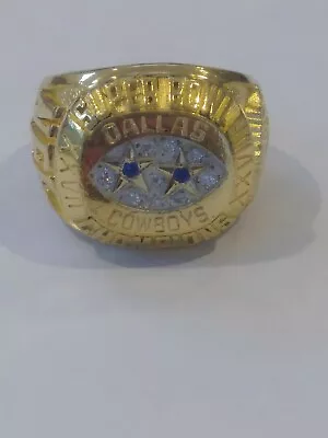 Dallas Cowboys Championship NFL Football Sapphire CZ Ring Balfour 1993 • $1800