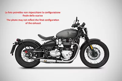 Double Exhaust Zard Steel Racing Triumph Bobber 1200 2017-23 • $891.69