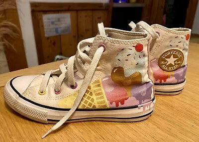 All Stars/ High Tops/ Kids/ U.K. 13 /excellent Condition / Cute Ice-cream Design • £8.99