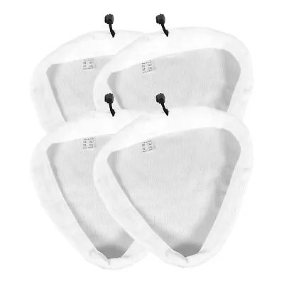 Steam Cleaner Cover Pads UNIVERSAL Microfibre Mop Cloth Pad Cloths X Pack Of 4 • £9.49