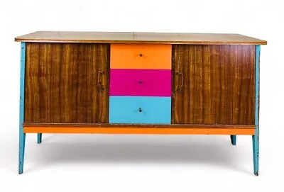 Vanson Sideboard Walnut Painted Mid Century Retro • £195