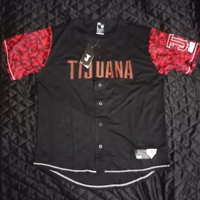 Pelota Wuanga Toros De Tijuana LMB MLB Mexico Béisbol Baseball Jersey Sz L  • $30
