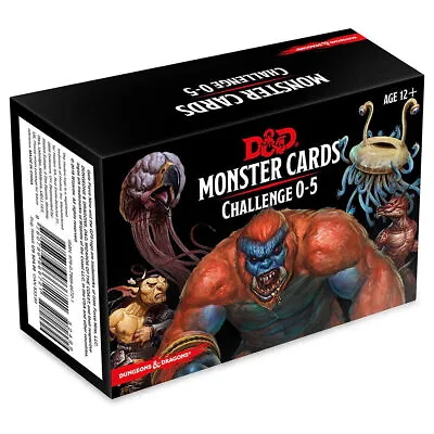 $85.46 • Buy Dungeons & Dragons D&D Monster Spellbook Cards Challenge 0-5 193 Cards Brand New