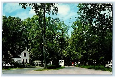 1962 Entrance Linwood Park Lake Erie Vermilion Ohio OH Vintage Antique Postcard • $29.95