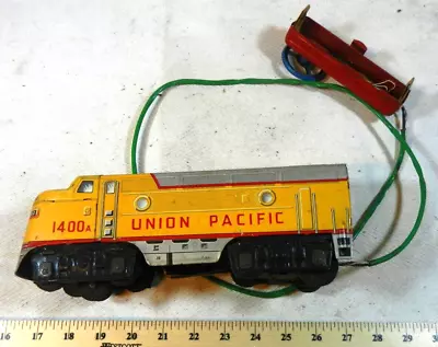Marx Union Pacific 1400A Tin Battery Powered Floortoy Diesel Engine! • $45