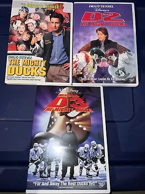 The Mighty Ducks (DVD 1992) 1/2/3 Disney • $30