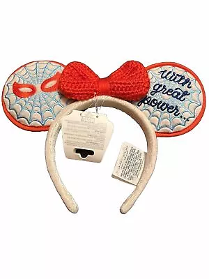 2023 Disney Parks Spider-Man  With Great Power  Minnie Ear Headband • $25.99