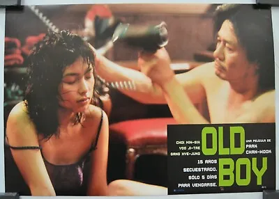 Oldboy Park Chan-wook Min-sik Choi Ji-tae Ju Hye-jeong Kang Lobby Card • $35