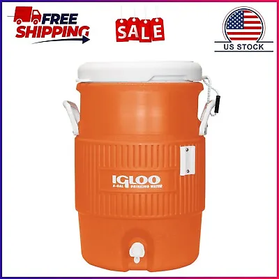 Igloo 5-Gallon Heavy-Duty Beverage Cooler Orange • $31.50