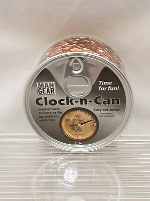 Man Gear Clock-n-Can Designed In Montana Big Sky Carvers Great Gift Idea • $10