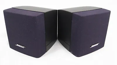 2x Bose Acoustimass Single Cube Speakers (Black) • $46.92