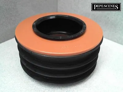 Waste To Soil Adapter Cap Pipe Reducer 110mm 4  To 50mm 55mm 2  Underground • £17.09
