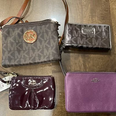 Coach Michael Kors Handbag And Wristlet Lot Of 4 AS IS • $69