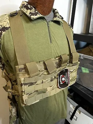 Blackwater Gear 4 Pack Low Profile Chest Rig Multicam OCP  Scorpion Placard • $107.76