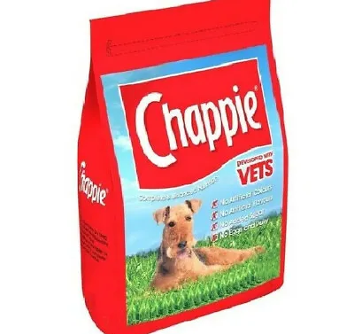 CHAPPIE COMPLETE DOG FOOD 3kg Or 15kg : Developed With Vets Bp Beef Or Chicken  • £42.74