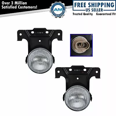 Round Style Fog Driving Light Lamp Pair Set Kit LH & RH For 94-95 Ford Mustang • $109.90