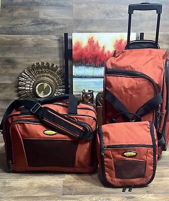 Eddie Bauer 3 PC Luggage Wheeled 20”Duffel/Medium 16” Duffel/Toiletry Bag • $68