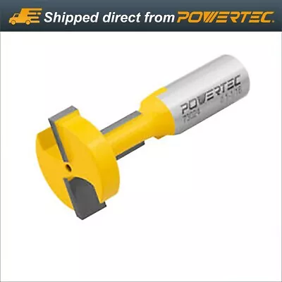 POWERTEC Carbide Tipped T Slot Router Bit 1-1/16 X 5/16  X 1/2  Shank (73024) • $37.99