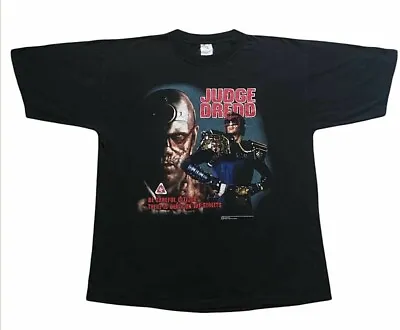 Vintage JUDGE DREDD 1995 Movie Promotional T-Shirt Sylvester Stallone • $254