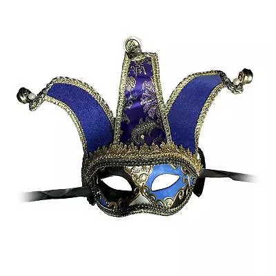 Mardi Gras Mask Cosplay Men Masquerade Mask For Night Club Carnival Birthday • £13.81