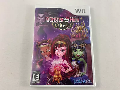 Nintendo Wii - Monsters High 13 Wishes - NEW/ SEALED • $18.97