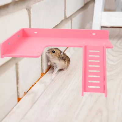 Small Wood Ladder Platform Cage For Mouse Rat Hamster • £10.99
