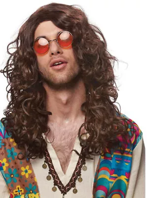 Hippie Rock Star Jim Morrison Adult Mens Costume Wig • $19.95