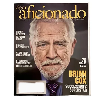 $2.95 • Buy Cigar Aficionado Magazine November December 2021 Brian Cox Danny Devito Vegas