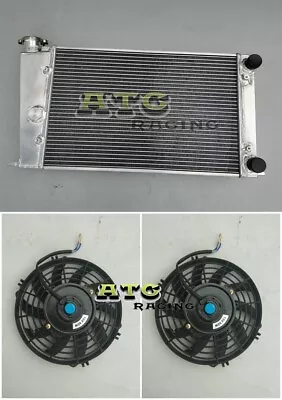 $215 • Buy 2 Row Radiator +Fan FIT VW GOLF Jetta MK1/CADDY/SCIROCCO GTI SPEC 1.6L/1.8L