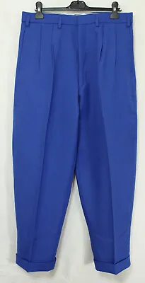 £95 • Buy Men's 1950s French Blue Peg Trousers Rockabilly 50s RnR R&R 50s Rock & Roll