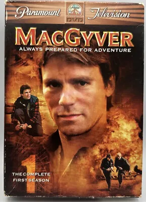 MacGyver DVD The Complete First Season Six Disc Set 1986 • $12.32